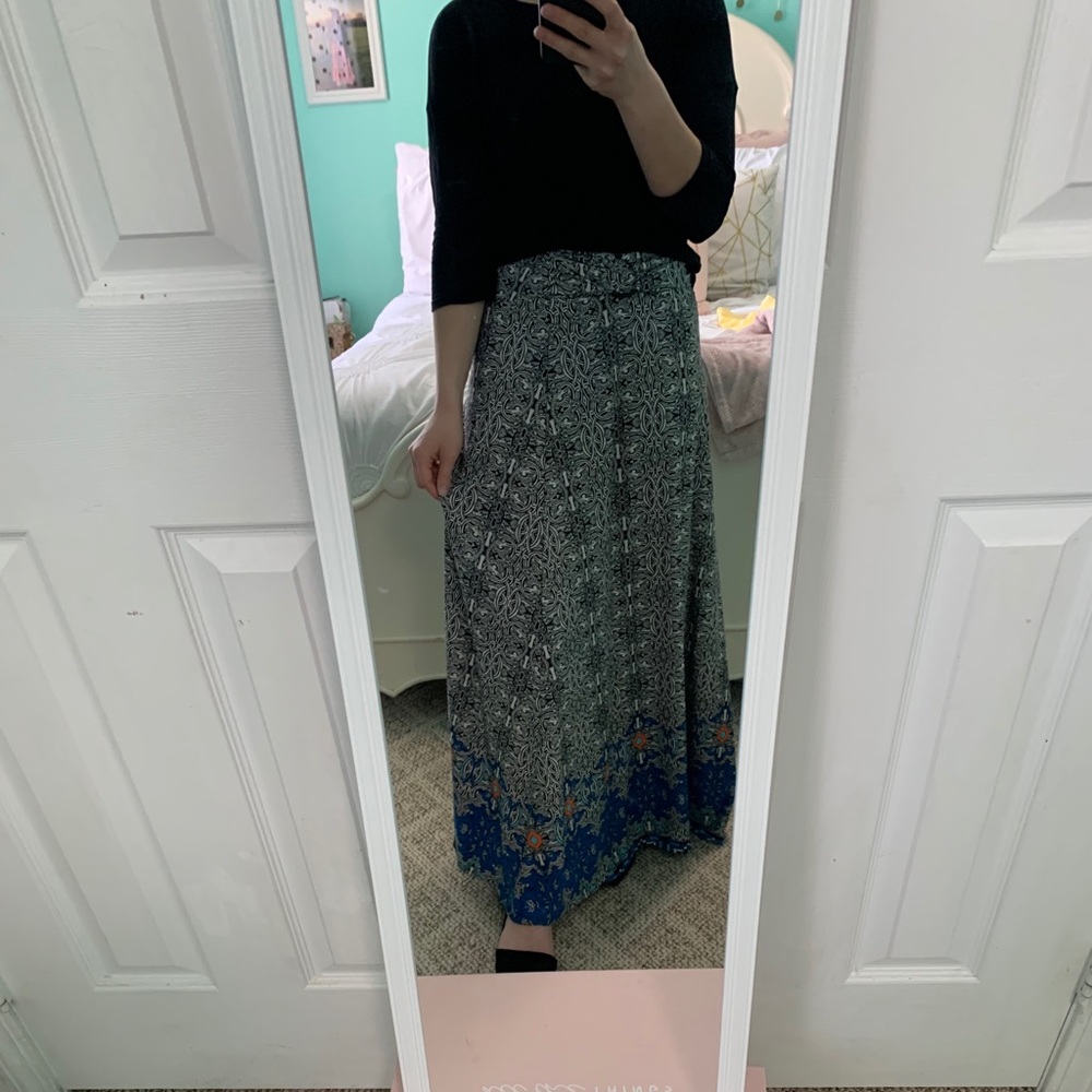 Long flowy modest maxi formal skirt